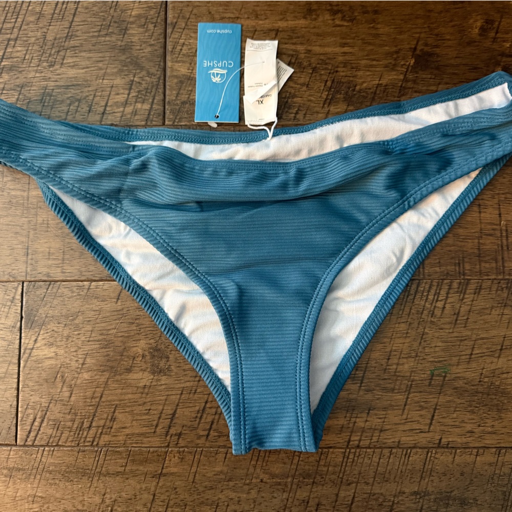 Cupshe Teal Bikini Bottom